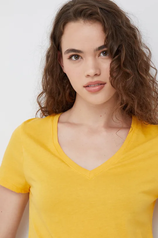 żółty GAP t-shirt Damski