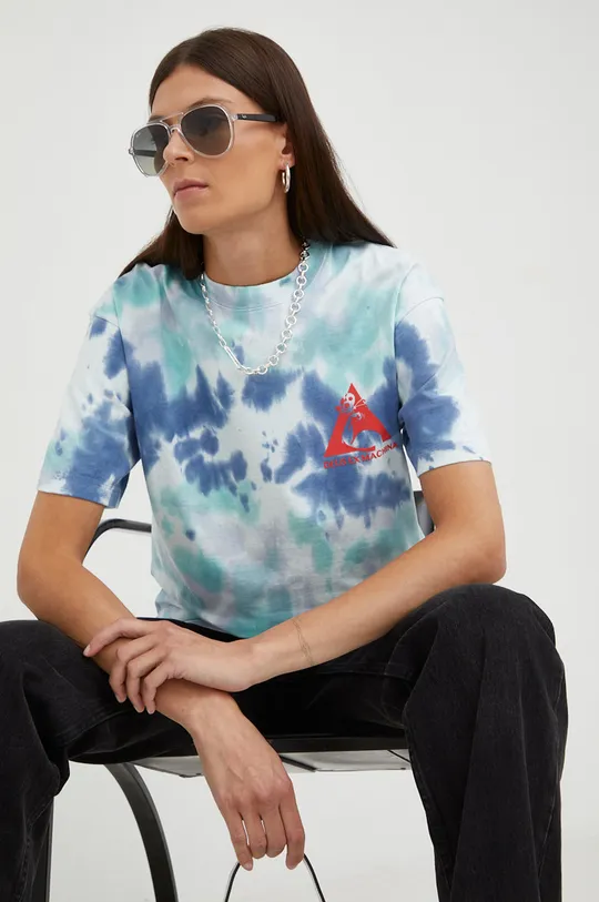 πολύχρωμο Βαμβακερό μπλουζάκι Deus Ex Machina Γυναικεία