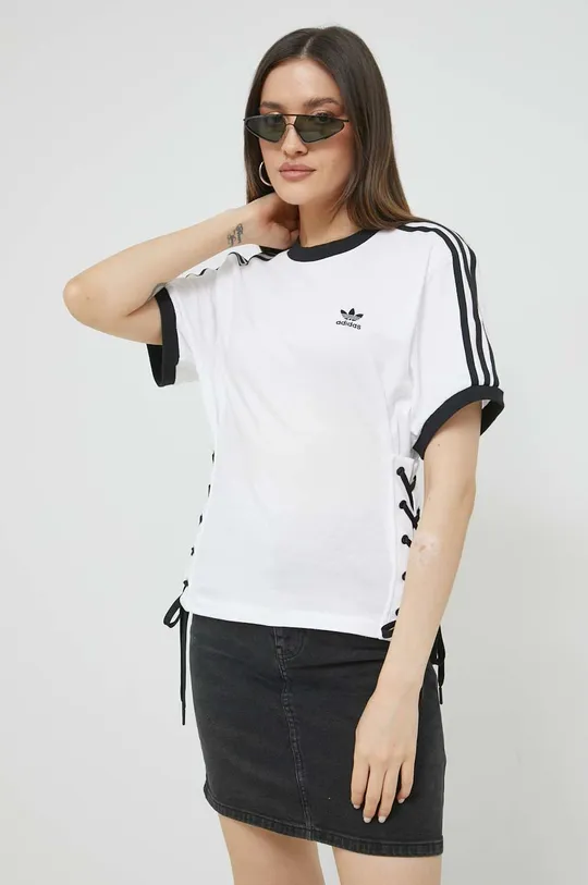 λευκό Βαμβακερό μπλουζάκι adidas Originals Always Original Γυναικεία