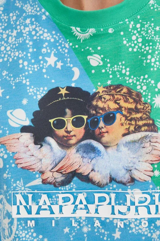 Бавовняна футболка Napapijri X Fiorucci Жіночий