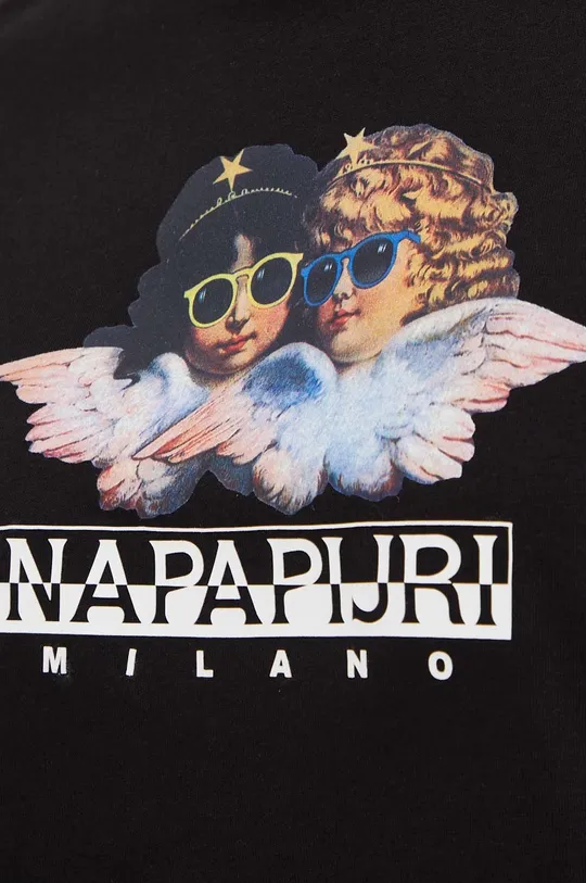 Хлопковая футболка Napapijri X Fiorucci Женский