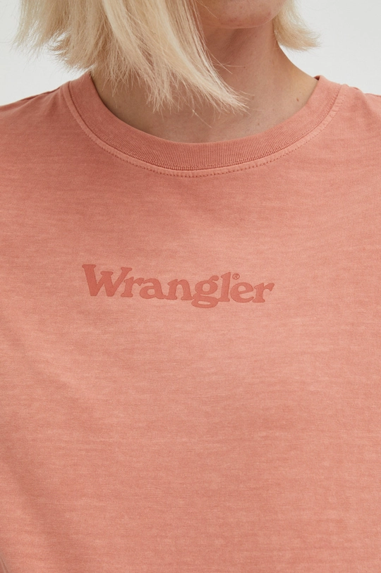 Βαμβακερό μπλουζάκι Wrangler Γυναικεία