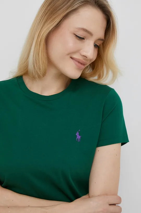 πράσινο Βαμβακερό μπλουζάκι Polo Ralph Lauren