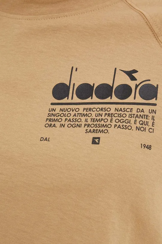 Хлопковая футболка Diadora