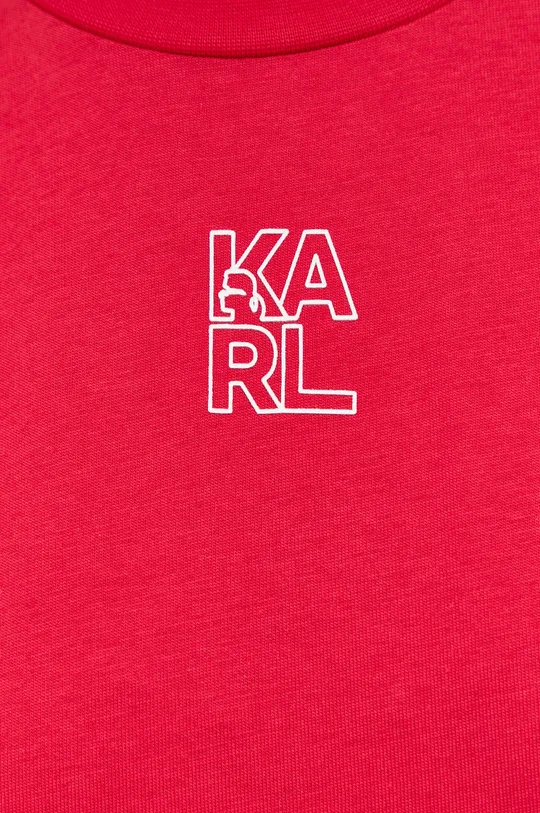 Βαμβακερό μπλουζάκι Karl Lagerfeld Γυναικεία