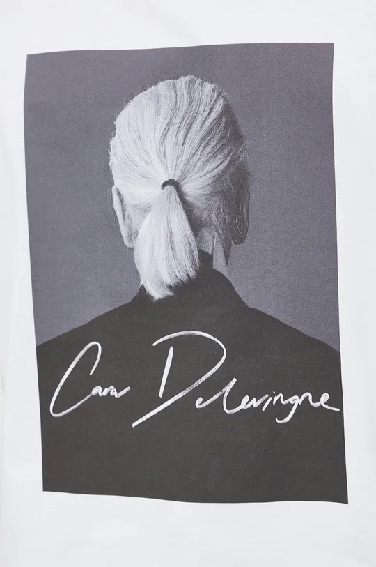 Бавовняна футболка Karl Lagerfeld Karl Lagerfeld X Cara Delevingne