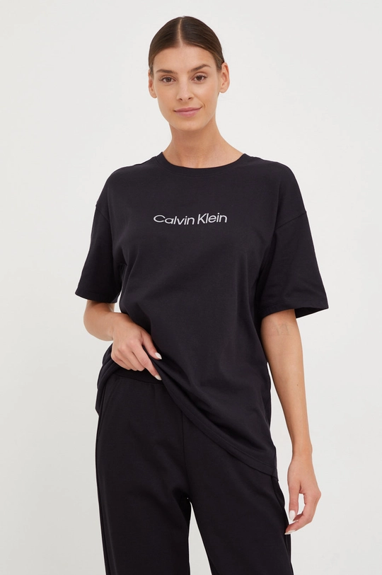 μαύρο Μπλουζάκι Calvin Klein Performance Γυναικεία