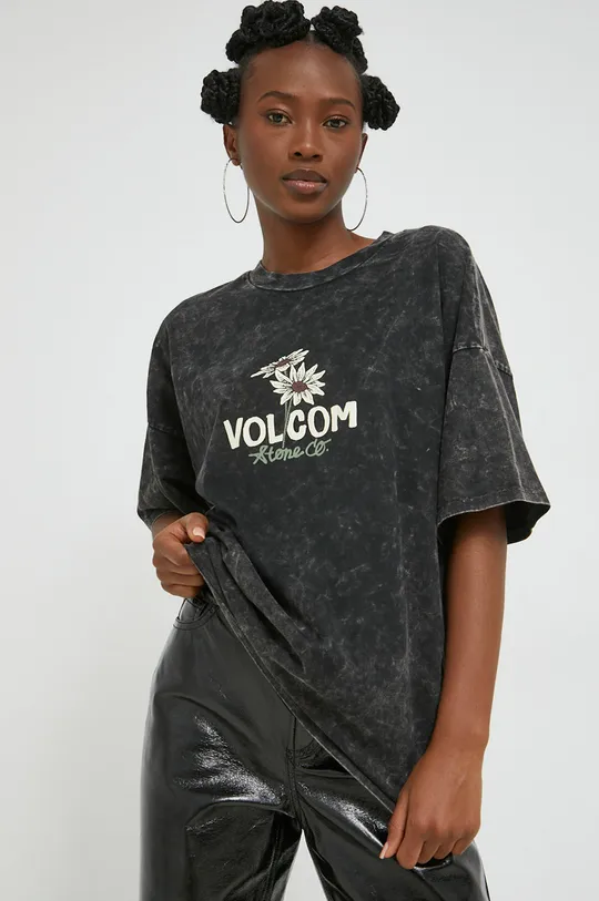 Хлопковая футболка Volcom  100% Хлопок