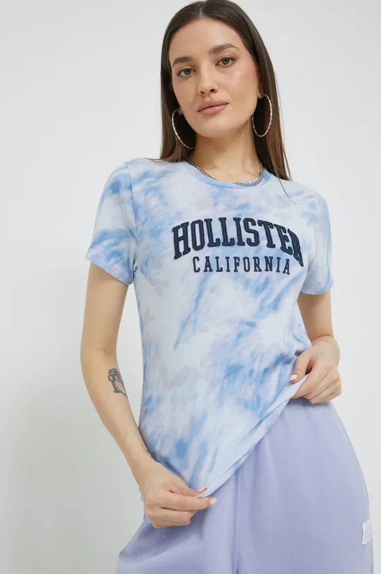 μπλε Μπλουζάκι Hollister Co. Γυναικεία