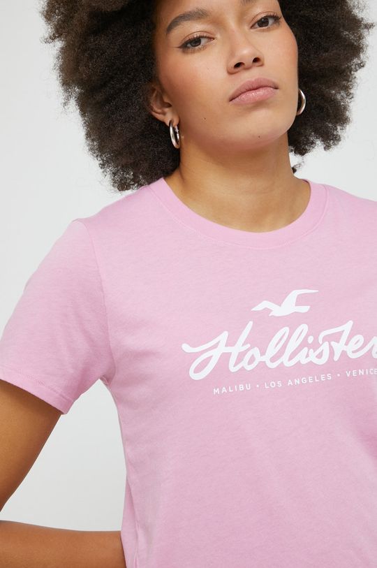 Hollister Co. t-shirt orchidea