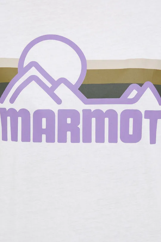 Bombažna kratka majica Marmot Ženski