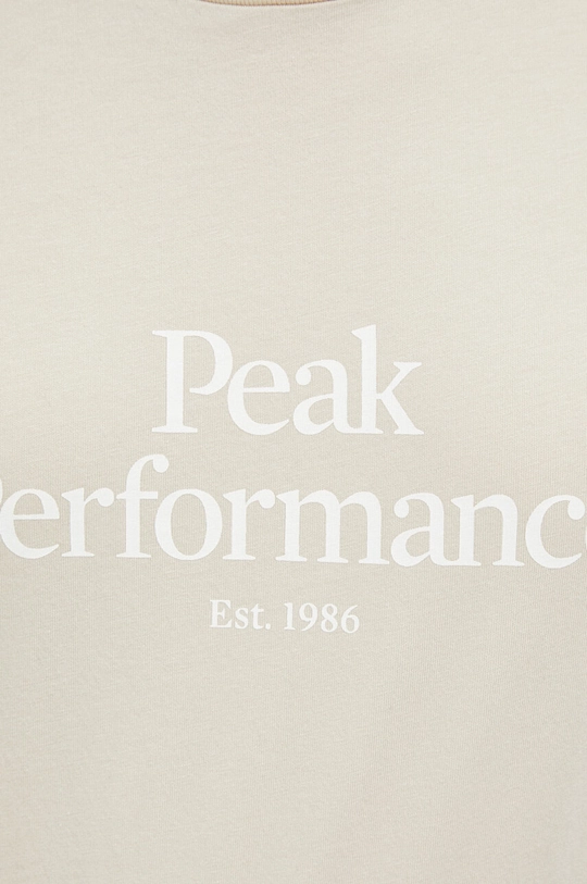 Βαμβακερό μπλουζάκι Peak Performance Γυναικεία