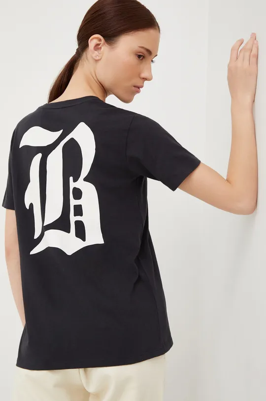 μαύρο Βαμβακερό μπλουζάκι Burton Γυναικεία
