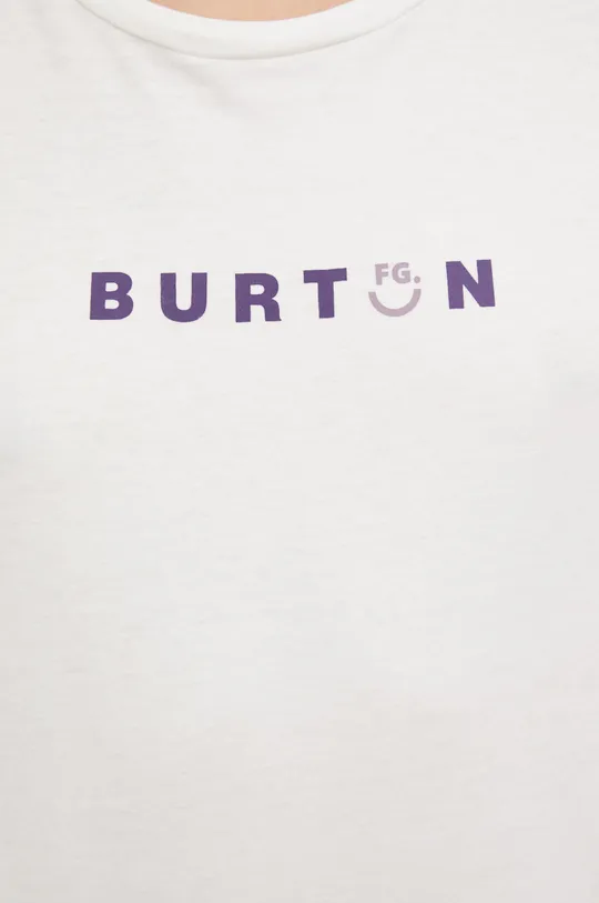 bianco Burton t-shirt in cotone