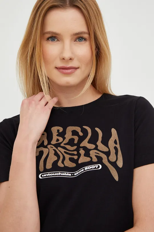 črna Bombažna kratka majica LaBellaMafia
