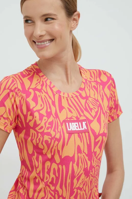 ružová Tréningové tričko LaBellaMafia Psycle Wave