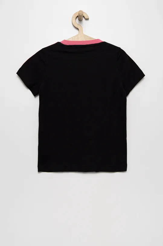 Detské bavlnené tričko adidas Performance HC0089 čierna
