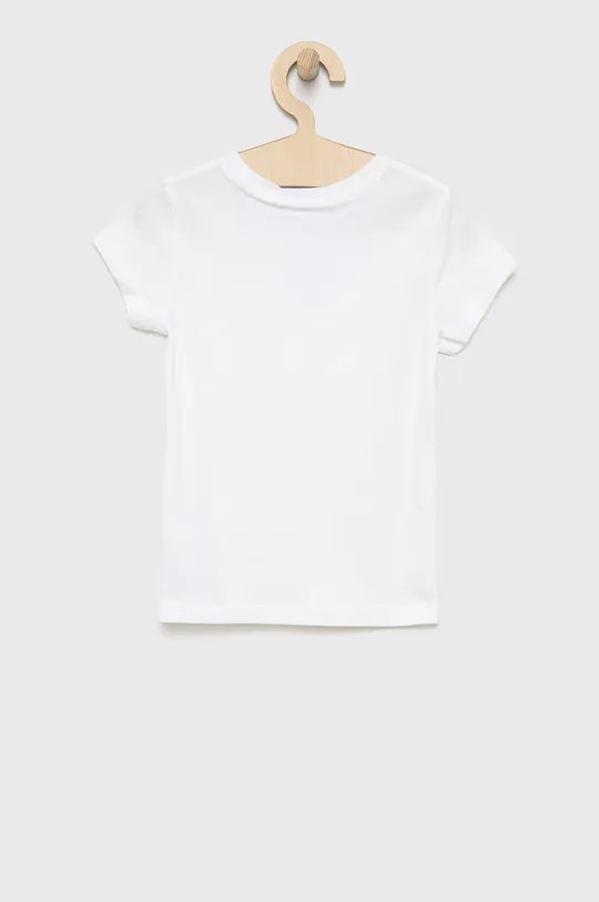 Dječja pamučna majica kratkih rukava Calvin Klein Jeans bijela