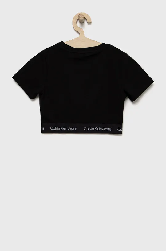 Detské tričko Calvin Klein Jeans čierna