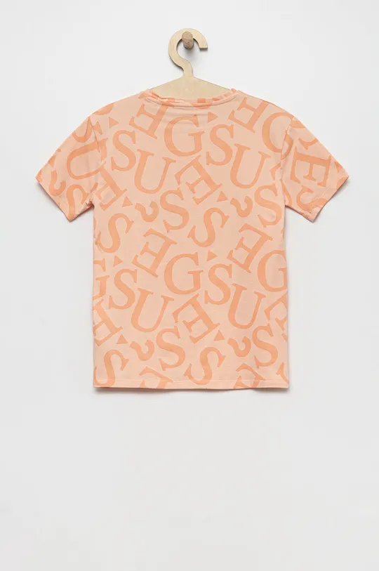 Otroški t-shirt Guess oranžna