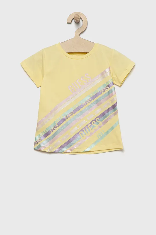 κίτρινο Παιδικό μπλουζάκι Guess Για κορίτσια
