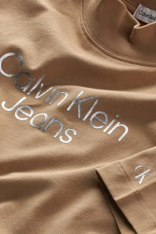 Calvin Klein Jeans t-shirt dziecięcy 95 % Bawełna, 5 % Elastan