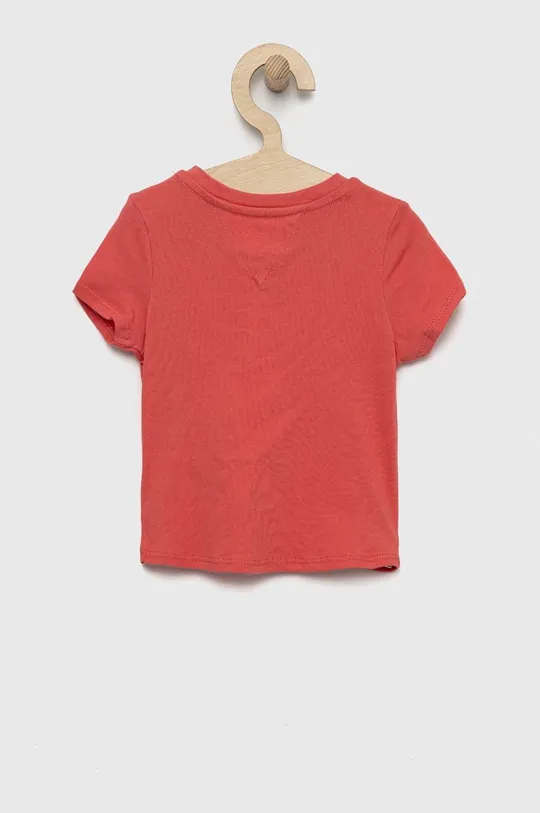 Dětské bavlněné tričko Tommy Hilfiger růžová