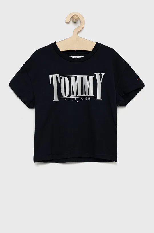 námořnická modř Dětské tričko Tommy Hilfiger Dívčí