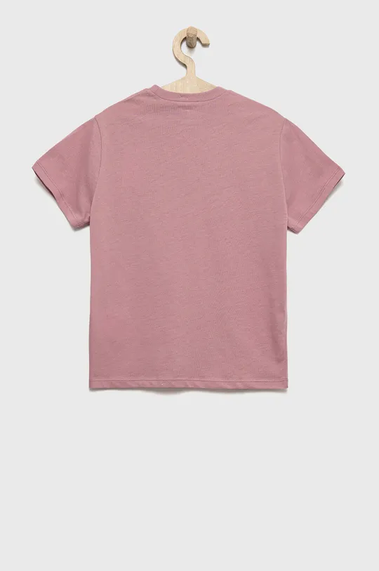 Vans t-shirt bawełniany dziecięcy fioletowy