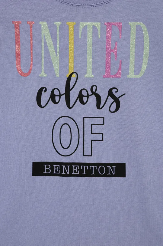 United Colors of Benetton t-shirt bawełniany dziecięcy 100 % Bawełna