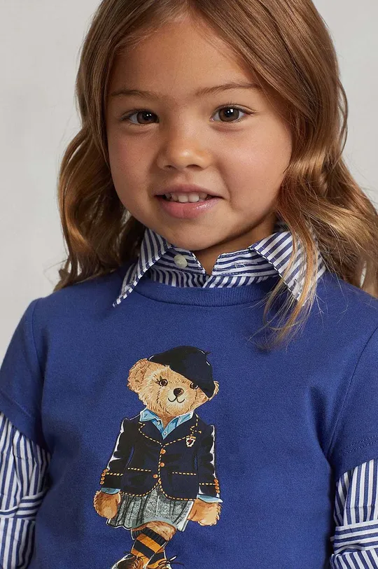 Polo Ralph Lauren t-shirt bawełniany dziecięcy Dziewczęcy