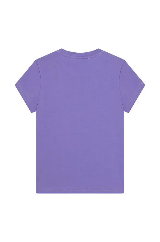 Dkny t-shirt dziecięcy fioletowy