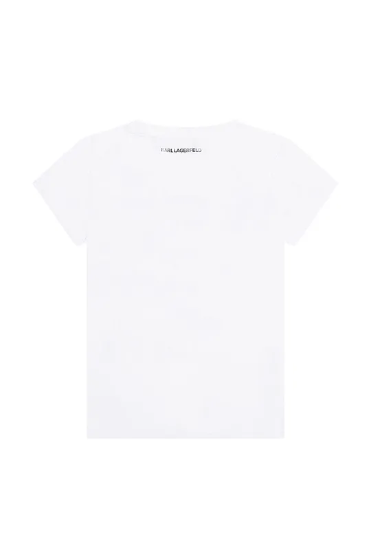 Karl Lagerfeld t-shirt dziecięcy biały