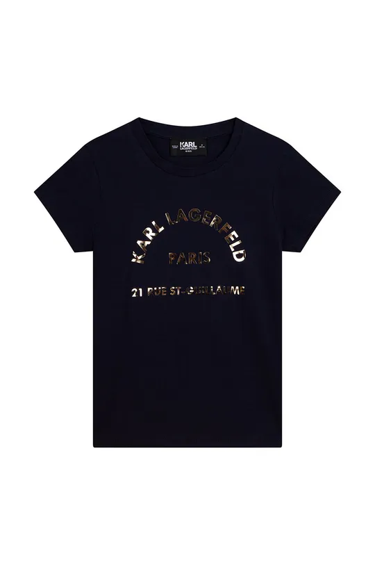 tmavomodrá Detské tričko Karl Lagerfeld Dievčenský
