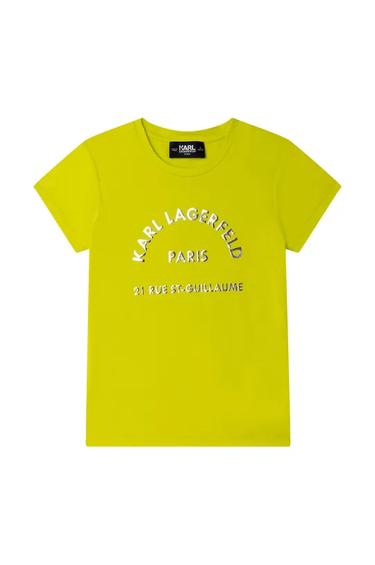 zelená Detské tričko Karl Lagerfeld Dievčenský