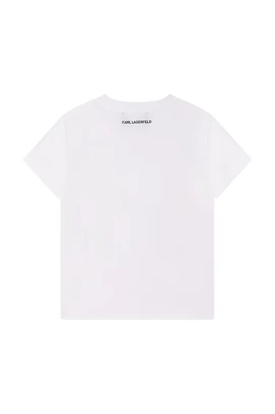 Karl Lagerfeld t-shirt dziecięcy biały