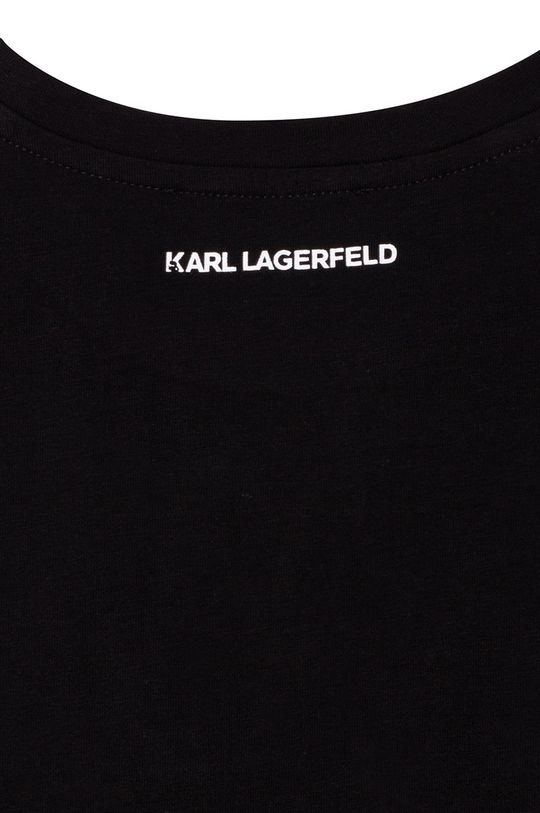 černá Dětské tričko Karl Lagerfeld