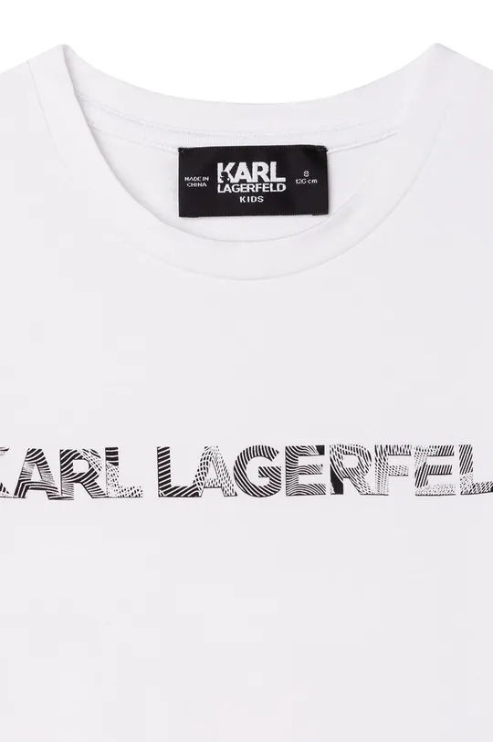 Karl Lagerfeld t-shirt dziecięcy 57 % Bawełna, 37 % Modal, 6 % Elastan