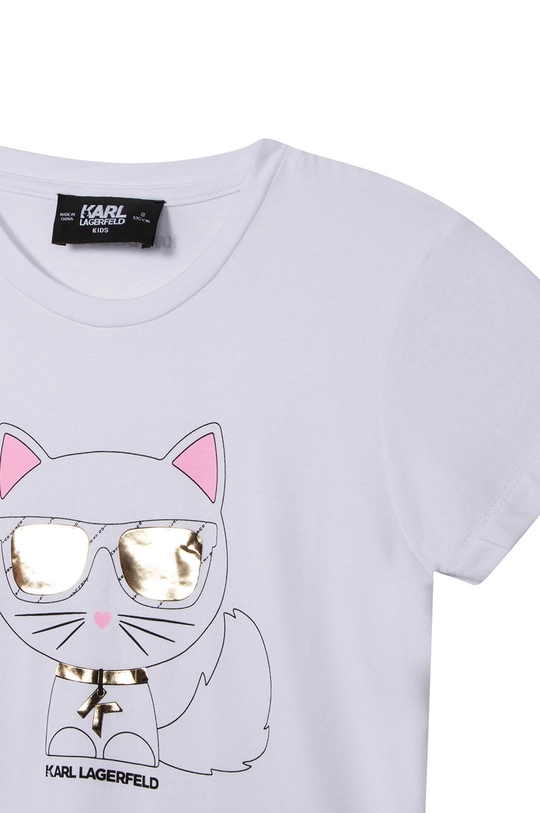 Karl Lagerfeld t-shirt dziecięcy 57 % Bawełna, 37 % Modal, 6 % Elastan