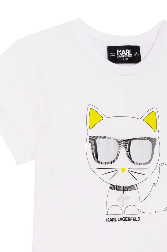 λευκό Παιδικό μπλουζάκι Karl Lagerfeld