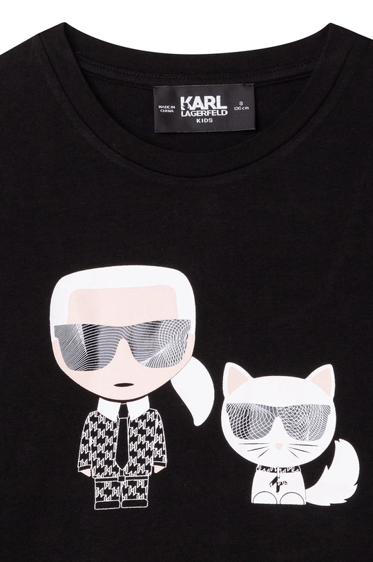 Otroški longsleeve Karl Lagerfeld  57% Bombaž, 37% Modal, 6% Elastan