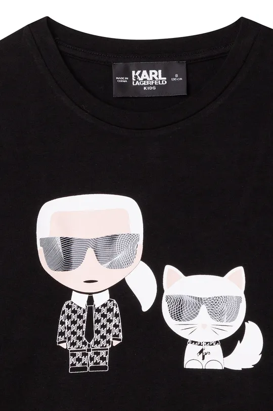 Karl Lagerfeld gyerek hosszúujjú  57% pamut, 37% modális anyag, 6% elasztán