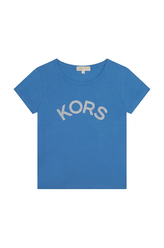 Παιδικό βαμβακερό μπλουζάκι Michael Kors μπλε