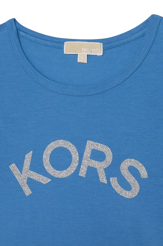 μπλε Παιδικό βαμβακερό μπλουζάκι Michael Kors
