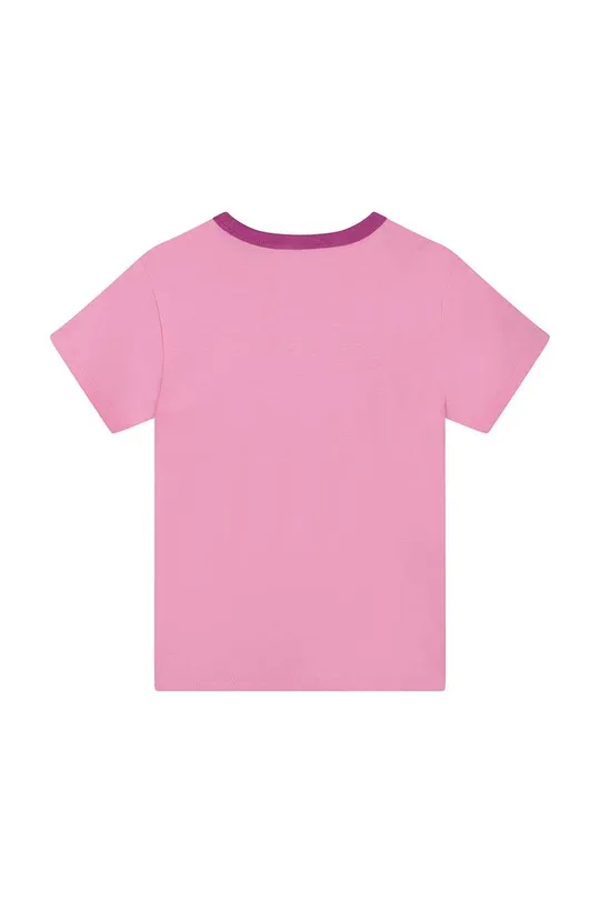 Otroška bombažna kratka majica Marc Jacobs roza