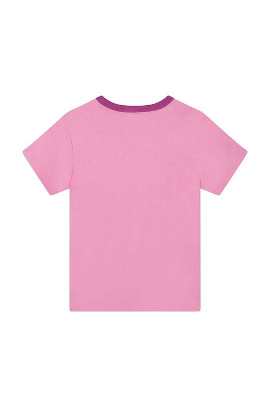 Marc Jacobs t-shirt bawełniany dziecięcy ostry różowy