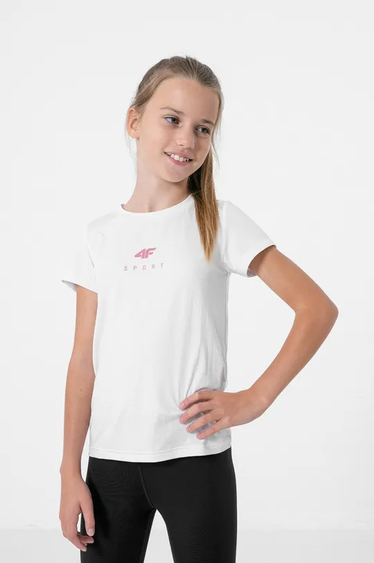 λευκό Παιδικό μπλουζάκι 4F Για κορίτσια