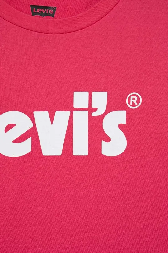 Dječja pamučna majica kratkih rukava Levi's  100% Pamuk