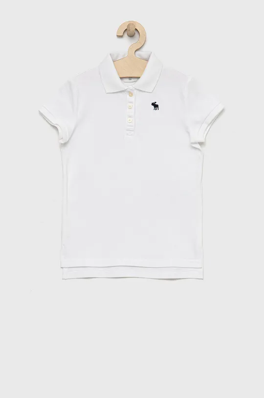 λευκό Παιδικό πουκάμισο πόλο Abercrombie & Fitch Για κορίτσια