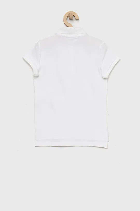 Παιδικό πουκάμισο πόλο Abercrombie & Fitch λευκό